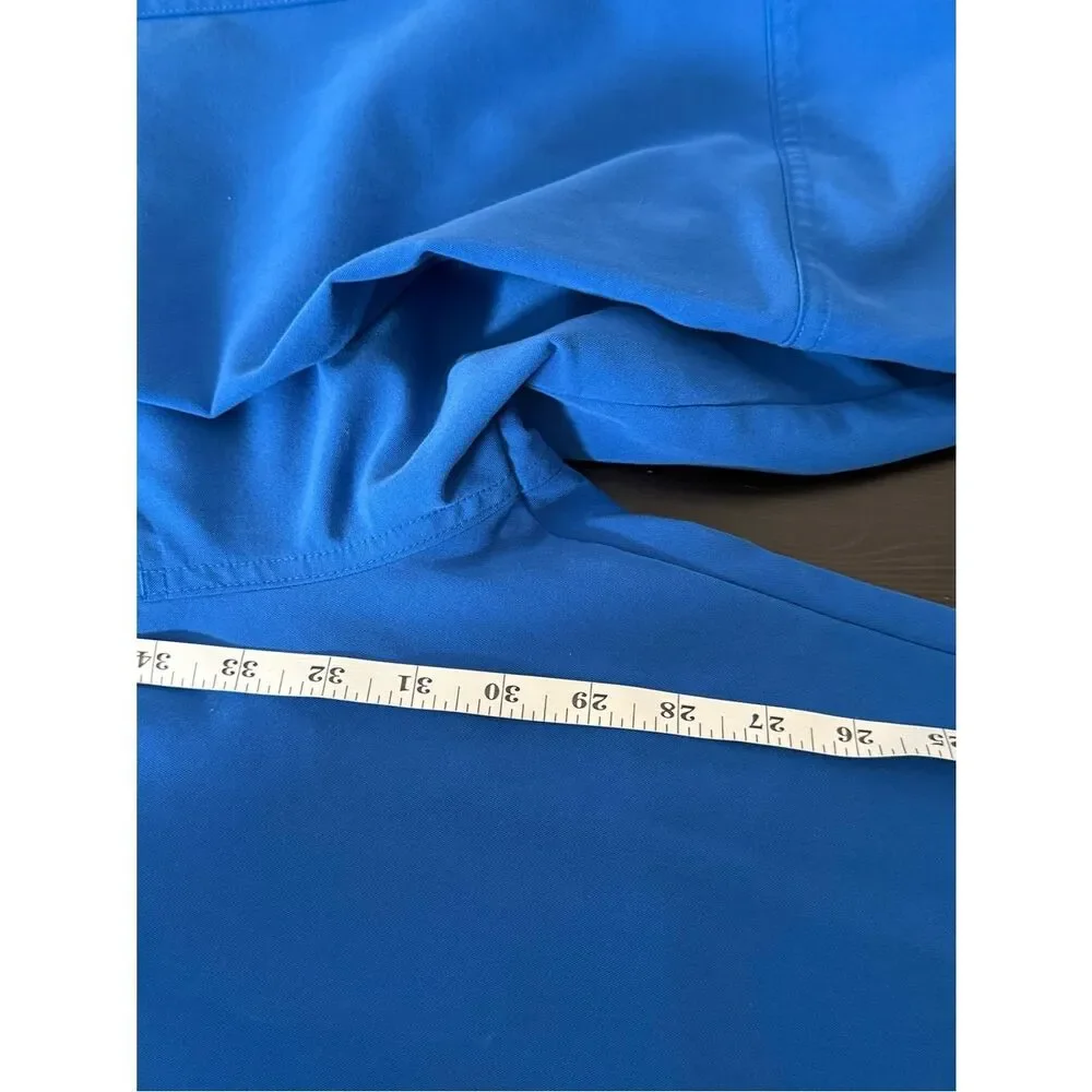 Figs Axim Cargo Scrubs Pants Mens Sz S Royal Blue Medical Doctor PO1657